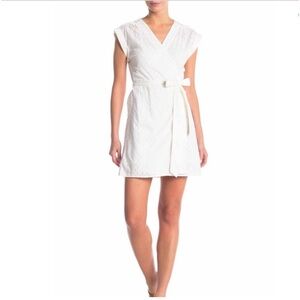 Frame surplice wrap dress NWT